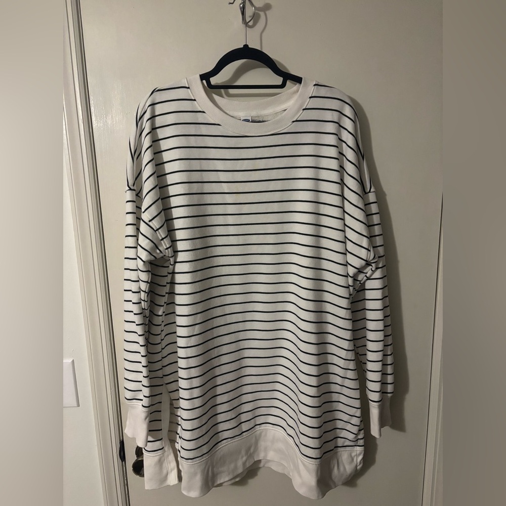 Old Navy Striped Crewneck Sweater